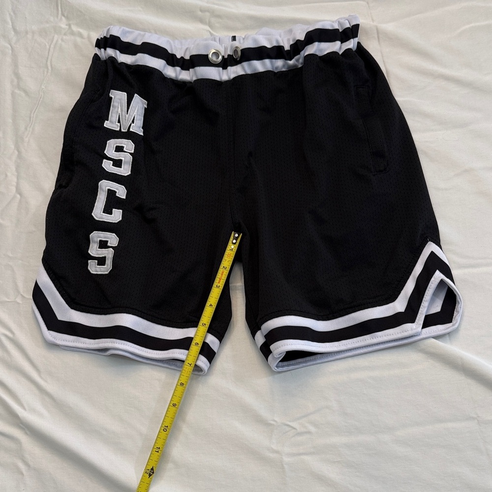 MSCS - Black and White Men's Athletic Shorts - sz Medium